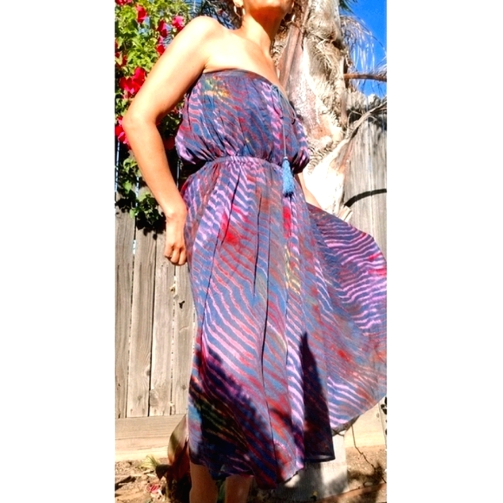 Free People True To You Strapless  Maxi Dress | SZ• Med